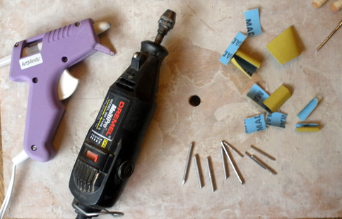 sanding mandrel compoonents